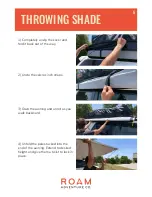 Предварительный просмотр 6 страницы Roam Adventure Rooftop Awning User Manual