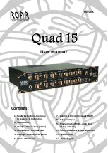 Roar Quad 15 User Manual preview