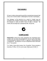 Preview for 6 page of Robalec SW-9600 Operating Instructions Manual