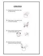 Предварительный просмотр 7 страницы Robalec SW-9600 Operating Instructions Manual