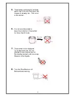 Preview for 8 page of Robalec SW-9600 Operating Instructions Manual