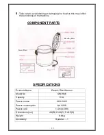 Preview for 10 page of Robalec SW-9600 Operating Instructions Manual