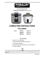 Preview for 1 page of Robalec SW10000 Operating Instructions Manual