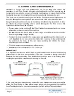 Preview for 10 page of Robalec SW10000 Operating Instructions Manual