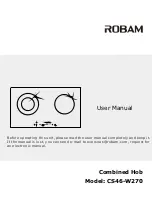 Preview for 1 page of Robam CS46-W270 User Manual