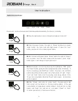 Предварительный просмотр 8 страницы Robam CXW-200-A608 Operation Manual