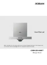 Robam CXW-200-A807 User Manual preview