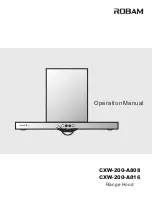 Robam CXW-200-A808 Operation Manual preview