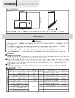 Предварительный просмотр 4 страницы Robam CXW-200-A861 Operation Manual