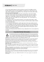 Preview for 4 page of Robam JZT-G370 User Manual