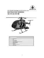 Preview for 1 page of Roban 600 scale fuselage Instruction Manual