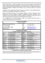 Preview for 2 page of ROBAND 40DT Operating Instructions Manual