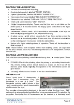 Preview for 9 page of ROBAND Austheat AF812 Operating Instructions Manual