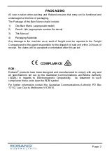 Preview for 5 page of ROBAND BAIN MARIES BM14A Operating Instructions Manual