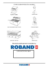 Предварительный просмотр 20 страницы ROBAND BM1 Version 3 Operating Instructions Manual