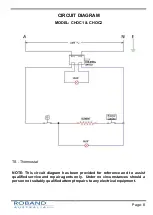 Preview for 11 page of ROBAND CHOC1 Operating Instructions Manual