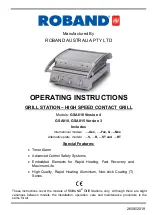 ROBAND GSA610 Operating Instructions Manual предпросмотр