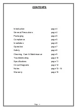 Preview for 3 page of ROBAND HL120 Operating Instructions Manual