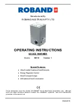 ROBAND MH16 Operating Instructions Manual preview