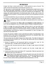 Preview for 7 page of ROBAND PM60 Operating Instructions Manual