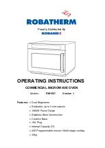 robatherm RM1927 Operating Instructions Manual preview