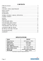 Предварительный просмотр 3 страницы robatherm RM1927 Operating Instructions Manual