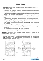 Предварительный просмотр 7 страницы robatherm RM1927 Operating Instructions Manual