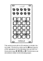 Предварительный просмотр 3 страницы Robaux Lil Eight II User Manual