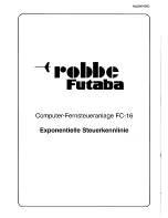 Preview for 103 page of ROBBE-Futaba FC-16 Operating Instructions Manual