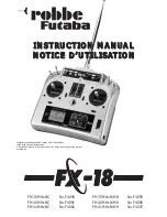 Предварительный просмотр 1 страницы ROBBE-Futaba FX-18 NC Instruction Manual