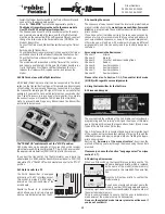 Preview for 12 page of ROBBE-Futaba FX-18 NC Instruction Manual