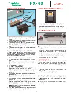 Preview for 13 page of ROBBE-Futaba FX-40 Operating Instructions Manual