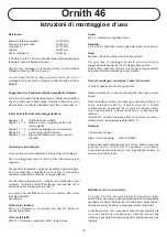 Preview for 46 page of ROBBE SCHLUTER Ornith 46 Assembly And Operating Instructions Manual