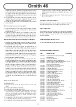 Preview for 60 page of ROBBE SCHLUTER Ornith 46 Assembly And Operating Instructions Manual