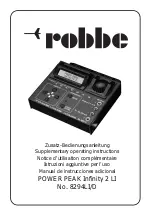 ROBBE 8294LI/D Supplementary Operating Instructions preview