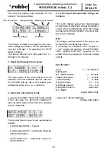 Preview for 12 page of ROBBE 8294LI/D Supplementary Operating Instructions