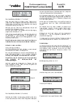 Preview for 4 page of ROBBE 8379 Operating Instructions Manual