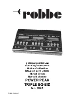 Preview for 1 page of ROBBE 8541 Operating Instructions Manual