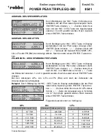 Preview for 13 page of ROBBE 8541 Operating Instructions Manual