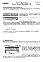 Preview for 8 page of ROBBE 8565 Operating Instructions Manual