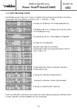 Preview for 20 page of ROBBE 8565 Operating Instructions Manual