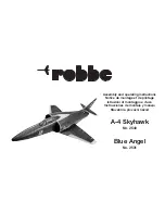 ROBBE A-4 Skyhawk 2540 Assembly And Operating Instructions Manual preview