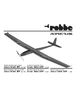 ROBBE Arcus Talent ARF Building And Operating Instructions preview