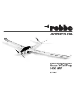 ROBBE Arcus V-Tail Prop 1400 ARF Building And Operating Instructions preview