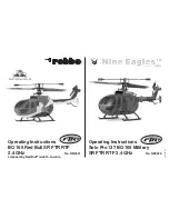 Preview for 1 page of ROBBE BO 105 Red Bull SR FTR RTF 2.4 GHz Operating Instructions Manual