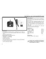 Preview for 6 page of ROBBE BO 105 Red Bull SR FTR RTF 2.4 GHz Operating Instructions Manual