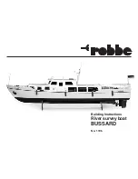 Предварительный просмотр 1 страницы ROBBE BUSSARD river survey boat 1196 Building Instructions