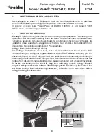 Preview for 8 page of ROBBE C8 EQ-BID 180W Power Peak Operating Instructions Manual