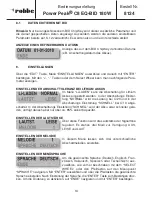 Preview for 13 page of ROBBE C8 EQ-BID 180W Power Peak Operating Instructions Manual