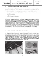 Preview for 14 page of ROBBE C8 EQ-BID 180W Power Peak Operating Instructions Manual